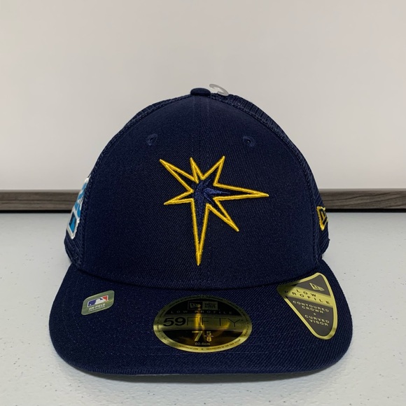 Tampa Bay Rays New Era Navy 2023 Spring Training 59FIFTY Fitted Hat-New - Picture 1 of 9